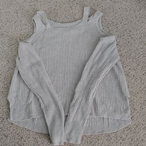 Hollister open shoulder sweater
